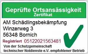 Logo - AM – Schädlingsbekämpfung aus Bornich